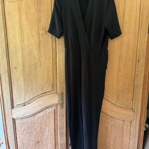 Hatch Black V-Neck onesie